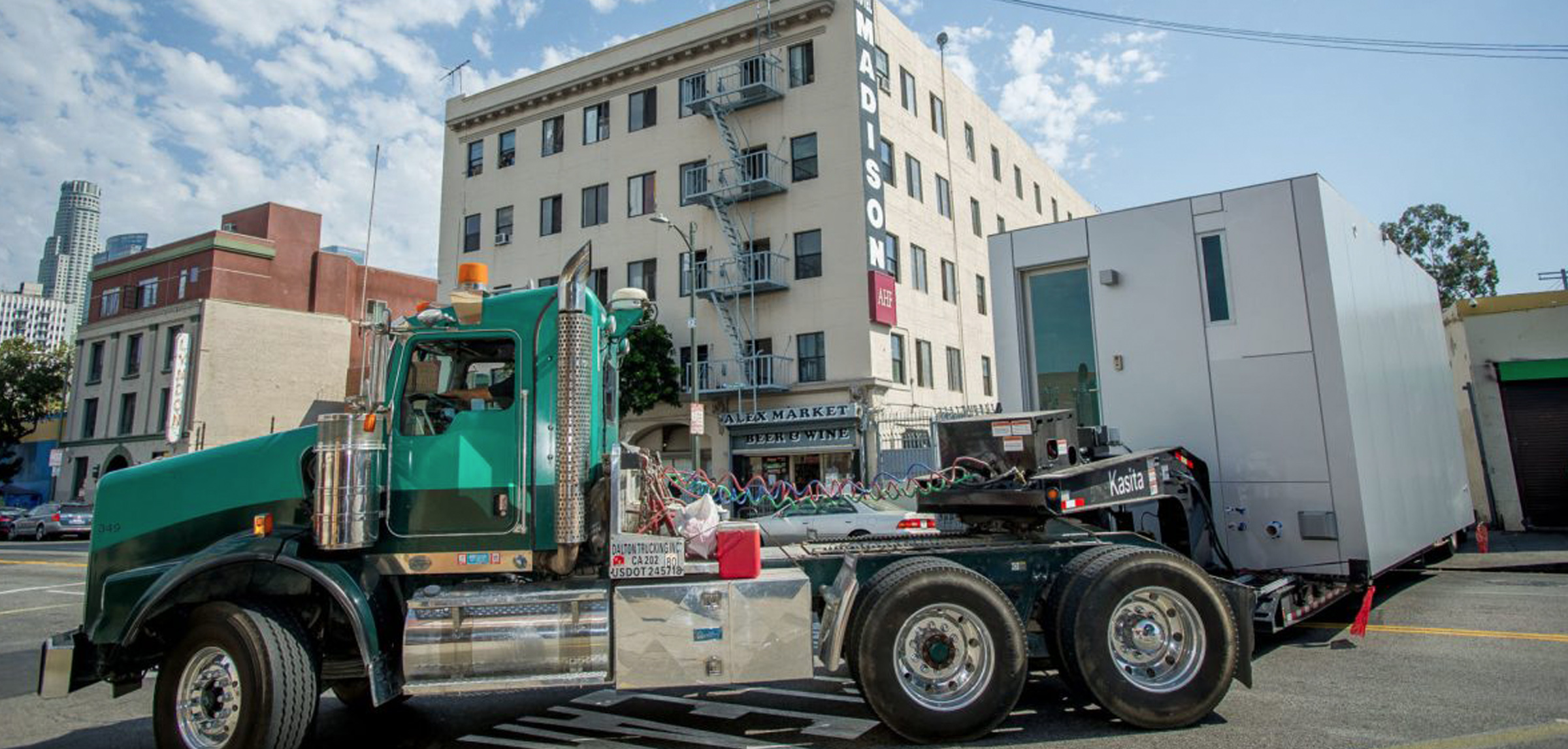 Featured image for “Another AHF Housing Innovation Debuts on Skid Row: Micro Home by Kasita Arrives Next to Madison Hotel”