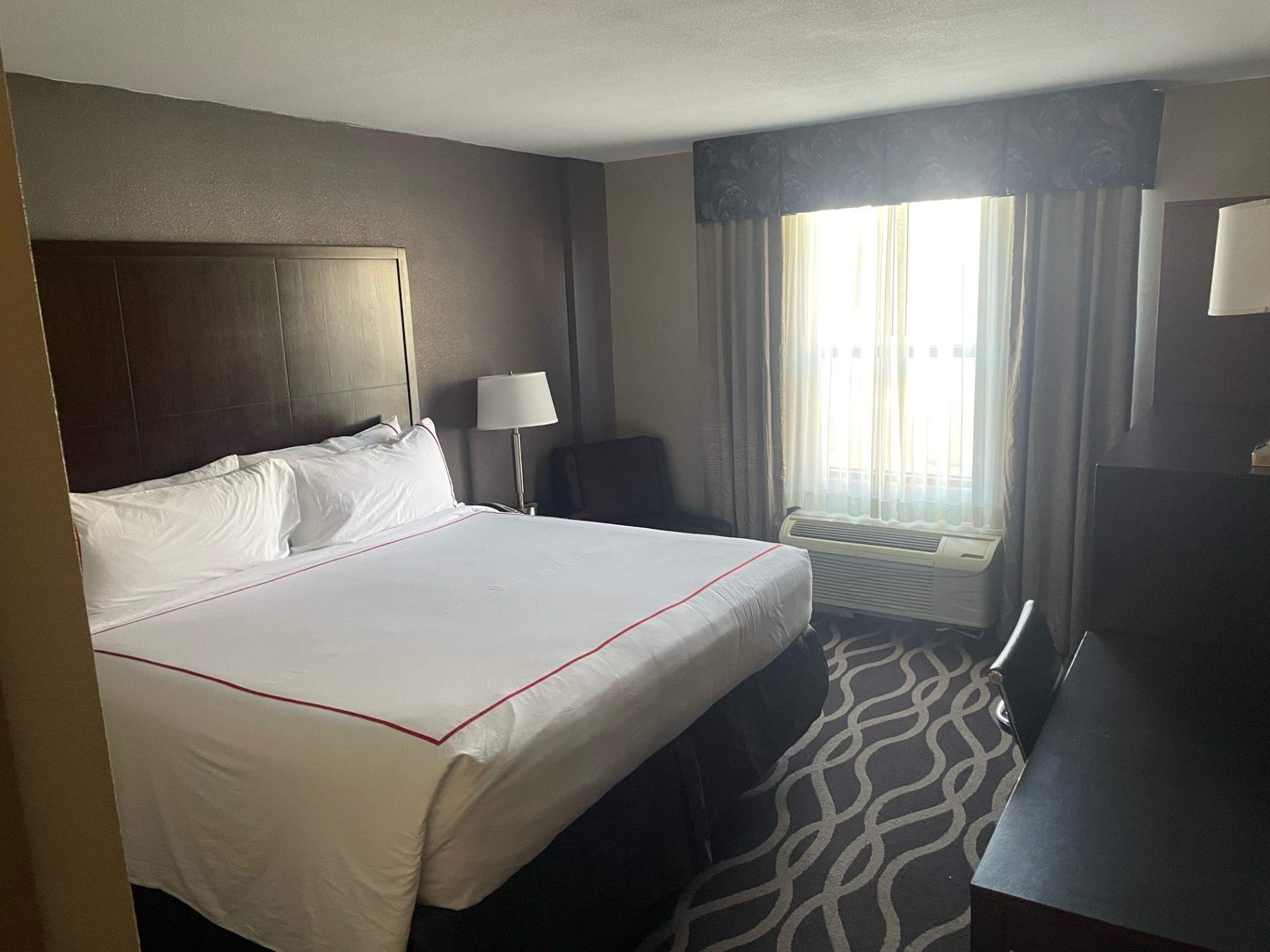 A single bedroom at the Dallasonian housing