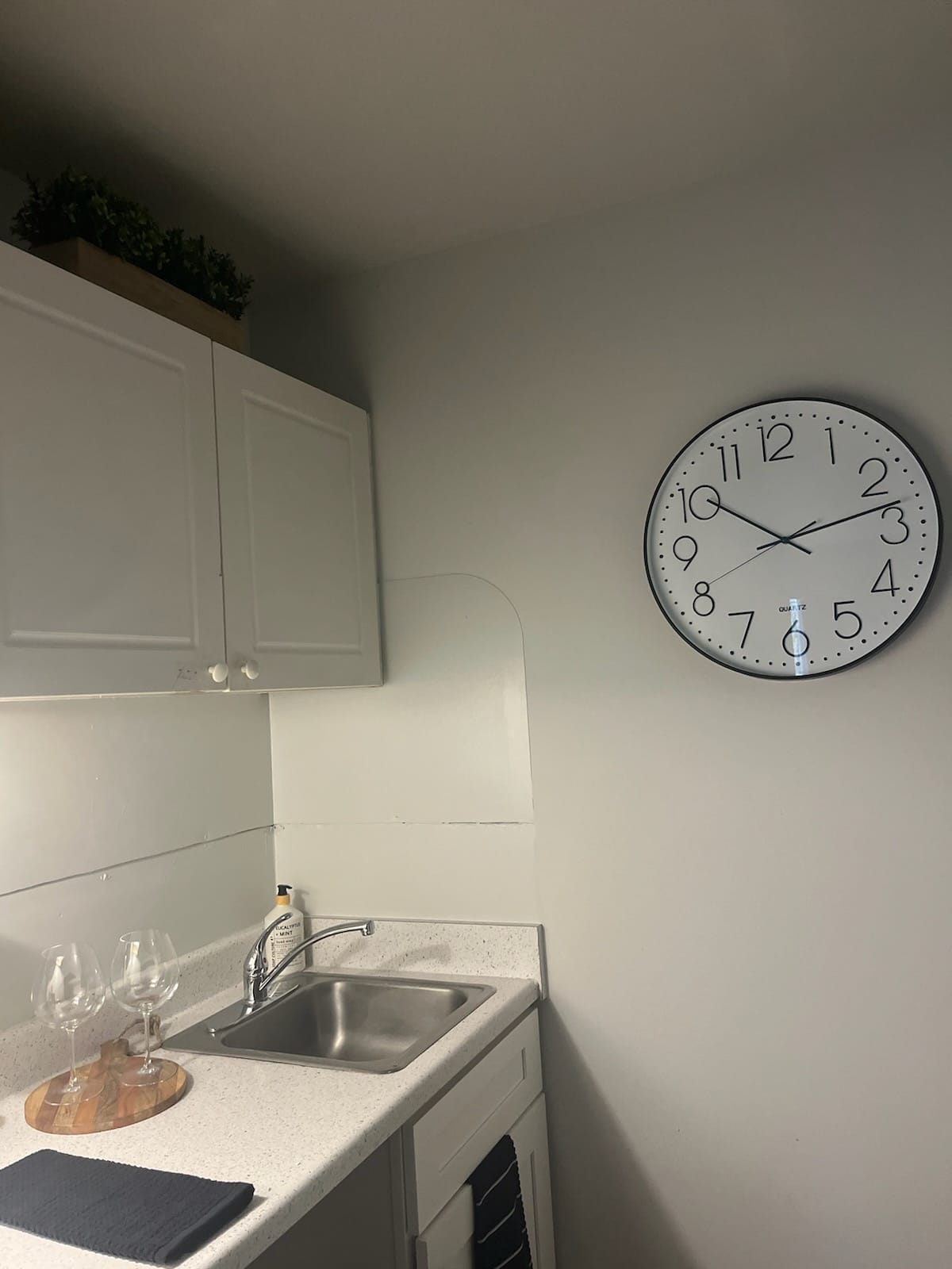 A sink inside a Midtown Village room