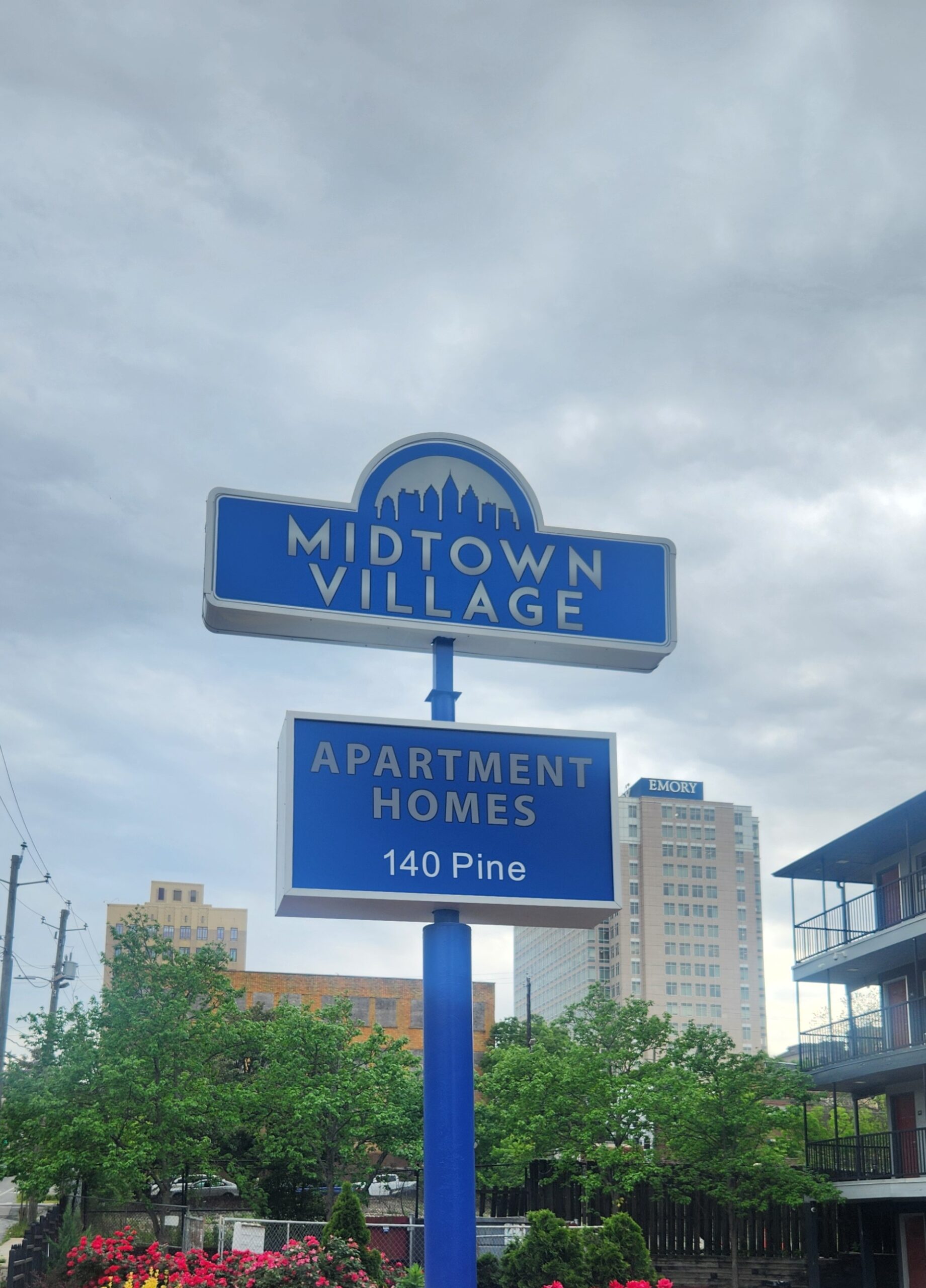 Midtown Village apartments sign